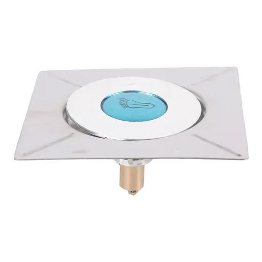 Foot Floor Drain Stainless Steels Square Shower Drain Square Shower Room Cover Plug Fast Draining Hair Catcher Strainer