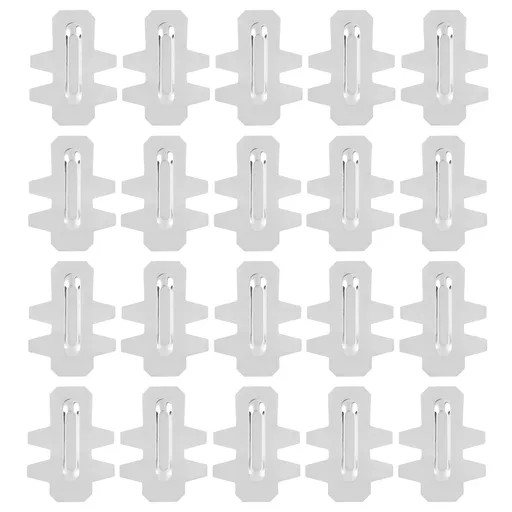 20Pcs Stainless Steel Rabbit Cage Door Hook Card Accessory Cage Hardware Breeding Equipment