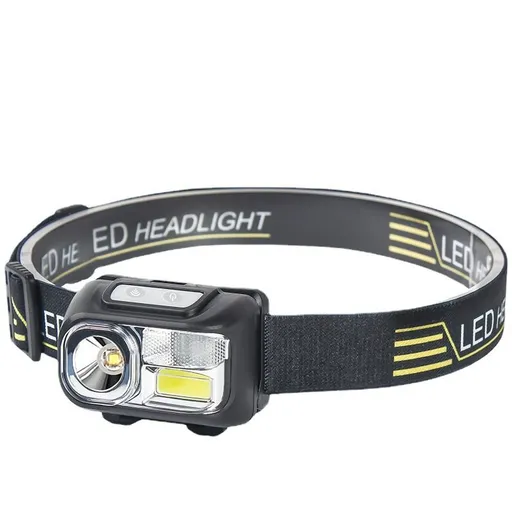 LED Headlamp - Outdoor Bright Light Chargeable Sensor headlamp with Adjustable Headband for Adults and Kids