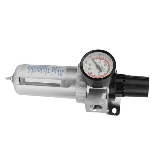 BSP 1/2" Air Compressor Moisture Water Trap Filter Regulator with Mount Connection