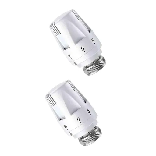 Radiator Valve Pneumatic Temperature Control Valves Heating System Remote Controller Radiator Headof adjustable 2 PCS