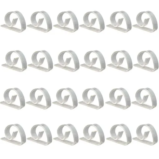 24 Pack Clear Plastic Tablecloth Clips Table Cover Holder for Party (24 Pack) for the table at party, picnic, restaurant