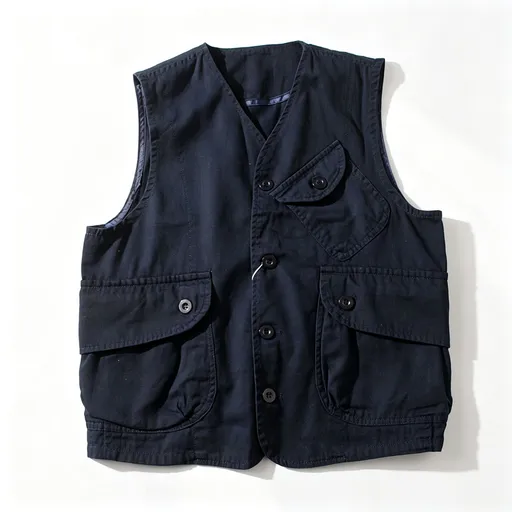 Navy Size 3XL | Extra Roomy Work Vest | Christmas Inclusive Commute Gift | Unisex Ultra Loose Functional Sleeveless Jacket