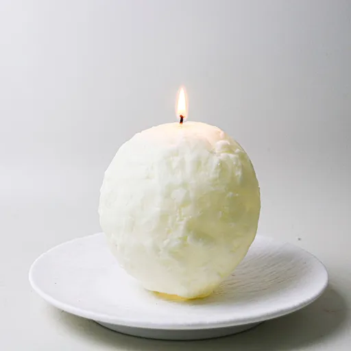 Spiral Scented Candle White