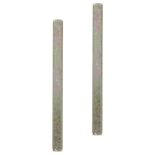 2Pcs Golden Door Knob for Old Style Doorknob Replacement 3.1In