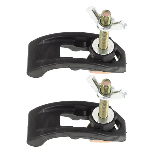 2pcs Engraving Machine Parts Black Clamp Kit for T Lifting Plate Fastener Plastic Iron