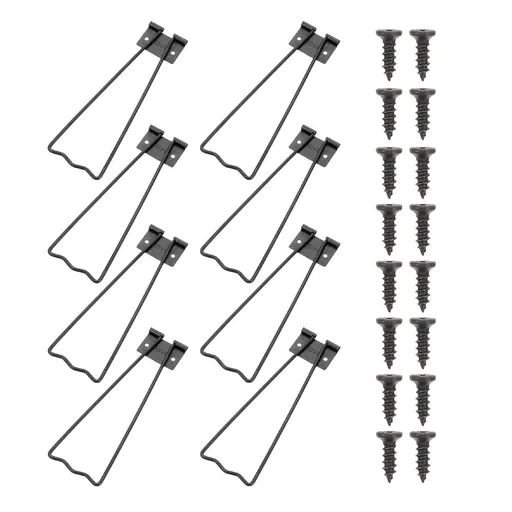 Easel Back Stand Set for Picture Frames, Iron Frame Support in Assorted Colors for Photos, Artwork Display