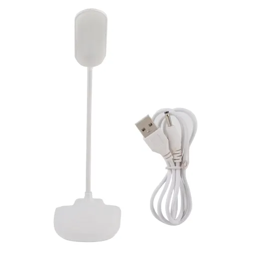 LED USB Flexible Table Lamp Tabletop Bedside Touch Switch Dimmable Reading Studying Light