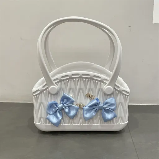 Stylish Handbag - Spacious with Decorative Elements(Beige)