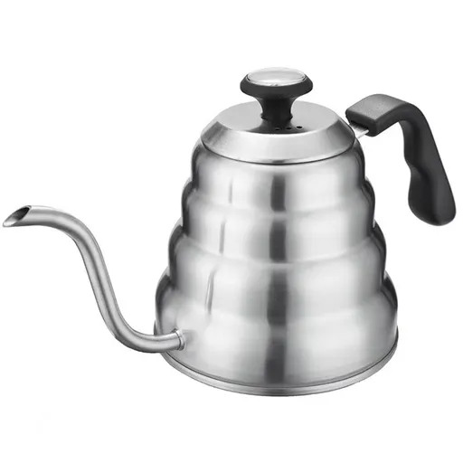 1.2L Pour Over Coffee Kettle, Small Gooseneck Kettle with Thermometer and Ergonomic handle, Pour Over Kettle Stainless Steel Gooseneck Tea Kettle for all occasions.