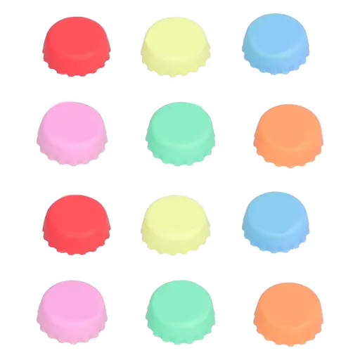 Silicone Beer Bottle Caps Reusable Round Glass Bottle Stopper Kitchen Gadgets for Home Restaurant