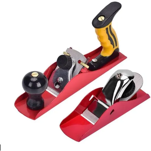 2pcs Adjustable Hand Planer Wood Planer for Woodworking, Smoothing Bench Plane Jointer Plane for DIY Door Installation