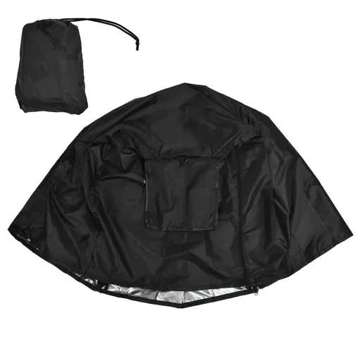 124.5x84x79cm Dogs Wire Crate Cover Waterproof Sunscreen Dustproof Pet Cage Cover for OutdoofBlack
