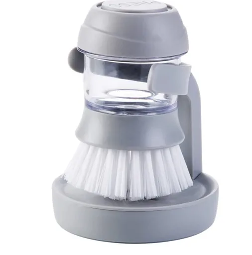 Soap Dispensing Palm Brush,Handheld Dish Soap Brush,Kitchen Palm Brush for Dish,Mushroom Brush easy to clean