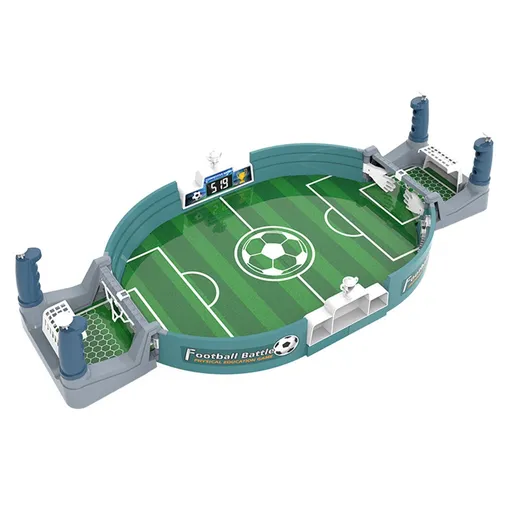 Mini Table Football Game, Tabletop Soccer Game Set, 2 Players Interactive Desktop Football Battle Board Game for Home Party