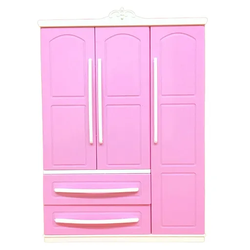 Doll Closet Clothing Organizer Mini Princess Furniture Wardrobe Ornaments Doll House Closet Toy Accessories
