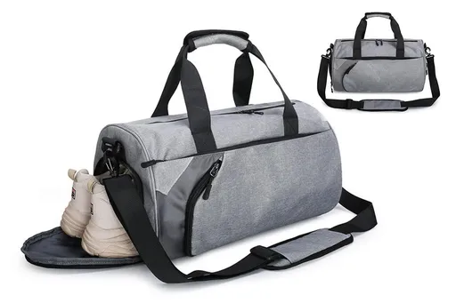 Gym Duffel Bag Travel Bag Water-Resistant Fitness Shoes Compartment Bag