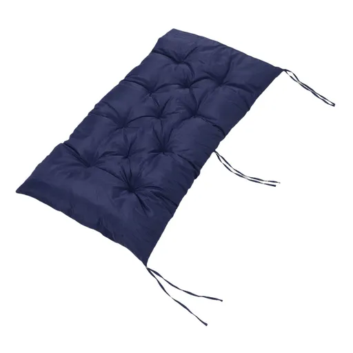 Indoor Outdoor Bench Cushion Anti Slip Swing Chair Cushion for Patio Furniture Wicker Bench 2 Person Seat Cushion 59.06x19.69in Navy Blue