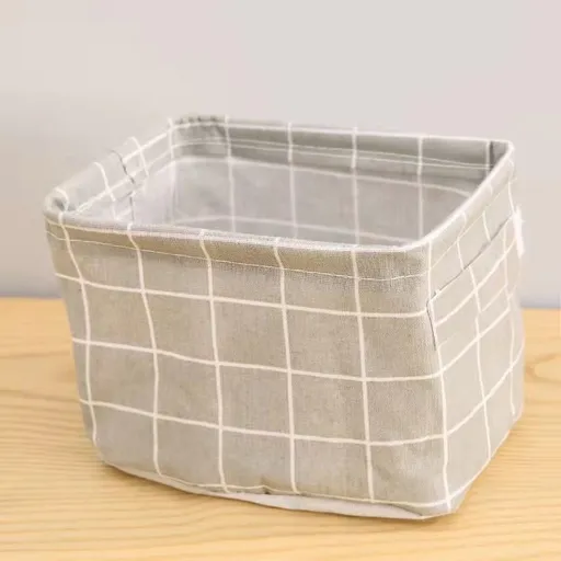 Small Storage Basket Home Decor Cheap Organizers Bag Baby Nursery Basket With Handles 7.9"*6.3"*5.5 "- 5 pack