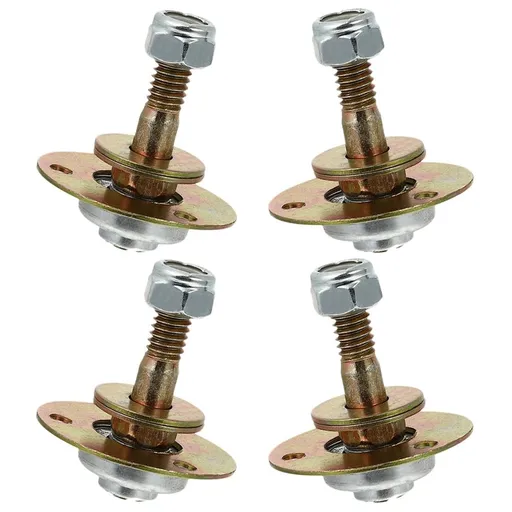 4-Piece Rocking Chair Glider Hardware Set with Iron Bearing Screws for Furniture Assembly