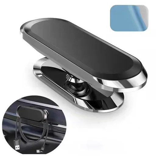 Magnetic Phone Holder THIS IS SPRING Dashboard Mount [80 times strong magnetic-Black] F16