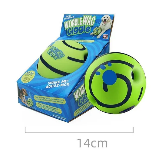 14cm Dog Squeaky Ball Color Box