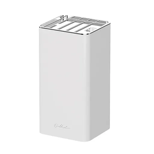 Knife Storage Rack Multi Functional Plastic 23.1cm Height White