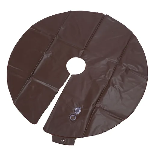 Tree Watering Ring PVC 15 Gallon 35.4 Inch Drip Irrigation System Water Pouch Round Watering Bag for Planting Gardening Trees and Shrubs Coffee