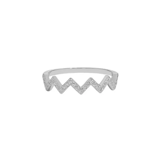 Round Cut White Natural Diamond Engagement Band Ring For Women In Over Silver Jewelry Classic Wave Full Couple Ring