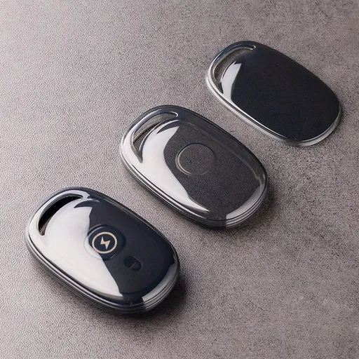 Electric Scooter Key Case TPU for Aima Luna [transparent black] single set