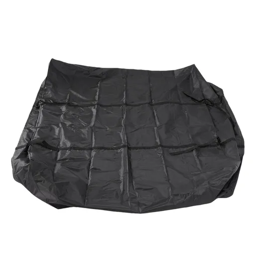 Car Top Rack Cover 420D Silver Coated Oxford Fabric Rainproof Dust Proof Car Top Luggage Rack Cover for Outdoor Travel