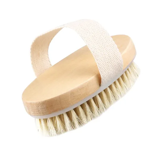 Skin Scrubber Exfoliating Body Brush Dry Skin Brush Bath Brush Dry Brush for Bath Bristle Brush Foot Scrub Brush Bath Tools
