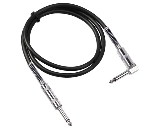 90 Degree Electric Guitar Audio Cable Musical Instruments Connecting Cord Line