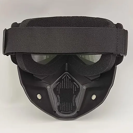 Tactical Skull Mask Full Face Mask Adjustable Comfortable Breathable Black