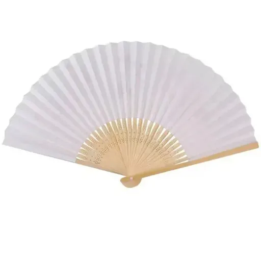 Foldable Bamboo Fans, 1PCS Eastern Style Handheld Fan Japanese Chinese Fan for DIY Decoration Wedding Dancing Party Summer