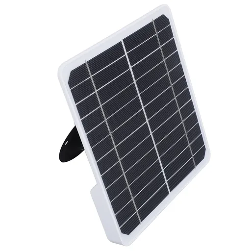 20W Wall Solar Panel IP68 Waterproof Monocrystalline Solar Panel Charger with 9.8ft Charging Cable for Security Camera 5V