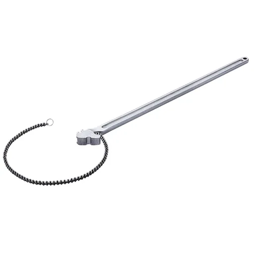 Chain Wrench, 48 inch Chain Pipe Wrench, 13.4 inch Diameter Capacity, CRV Reversible Pipe Fitting Tool Wrench with High Strength Jaw and Ergonomic Handle, for Pipe Installation and Car Repair