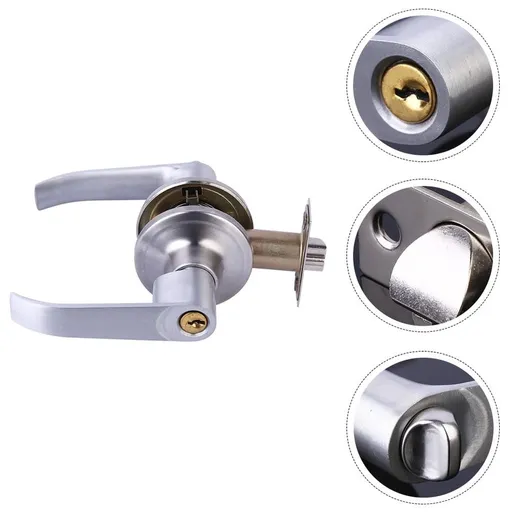 Heavy Duty Commercial Grade 3 Keyed Entry Door Lever, Hour Fire Rated Ergonomic Lever for Exterior Door and Front Door