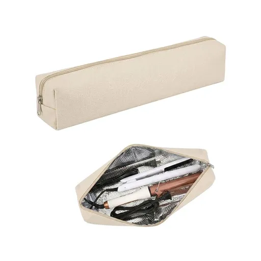 Hot Hair Tools Organizer Bag Portable Travel Heat Resistant Storage Case Pouch for Curling Irons, Flat Irons, Hair Straighteners and Styling Tools（beige）