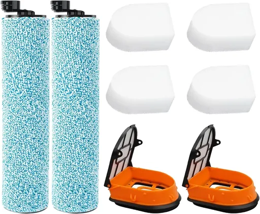 WD161 Brush Roller and Filter for Shark HydroVac Vacuum Cleaner compatible with Shark WD161 WD261 AW261 and WD101 WD201 WD100 WD200 AW201 WD200C WD201C WD101C WDB1, WDB2, WDFF1, WDFF2, WDB1F2 Vacuums