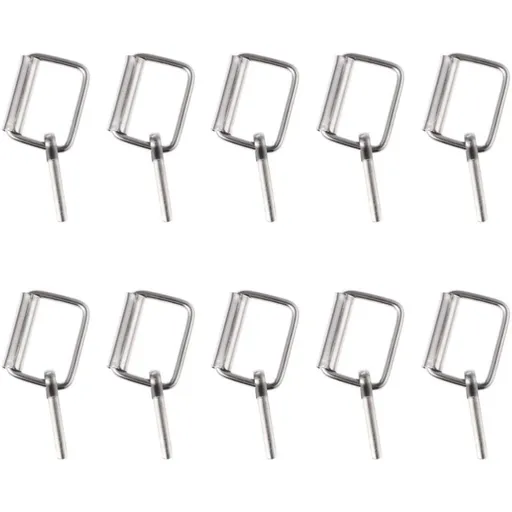 50pcs Metal Roller Buckles for DIY Belt and Travel Luggage Silver, Iron Construction, Sturdy Strap Length Adjustment for Multi-Purpose Use