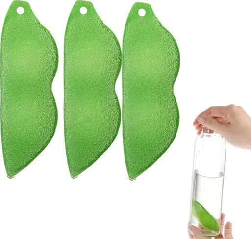 Beans Bottle Cleaner Sponge, Magic Beans Shaped Bottle Cleaning Sponge Reusable Bottle Sponge Bean Heat Resistance Bottle Brush Internal Cleaning Tools of Small Mouth(3pcs)