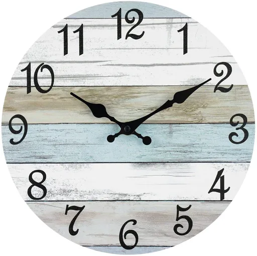 Wooden Wall Clock No.16, 10 Inch