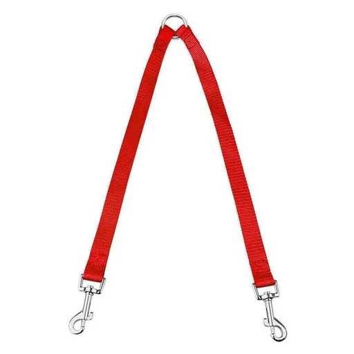 2 Way Double Dual Dog Leash Lead Walk 2 Dogs With One Lead Coupler Nylon Harness