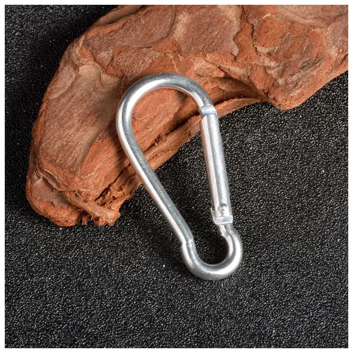 6Pcs Carabiner Clip,Large Aluminum Heavy Duty Carabeaner Clips, Spring Snap Hooks for with 6 Pcs for Outdoors, Camping