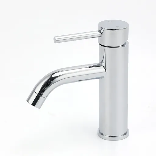 WELS Round Curve Kitchen Laundry Short Basin Mixer Vanity Sink Faucet Tap Chrome