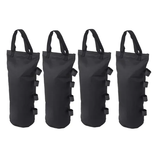 Zipper Top Sand Bags for Canopy Legs (Without Sand) Sand Bags for Weight - Sandbags for Gazebo Legs, Pop Up Canopy Tent Weights - Canopy Weight Bags, Set of 4