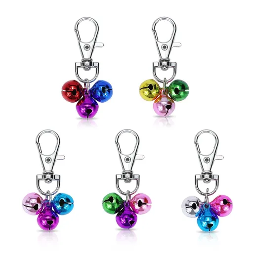 10pcs Cat Collar Bells Loud Dog Bell Training Charm Pendants for Pet Puppy Kitty Necklace Collar can also be attached to bags