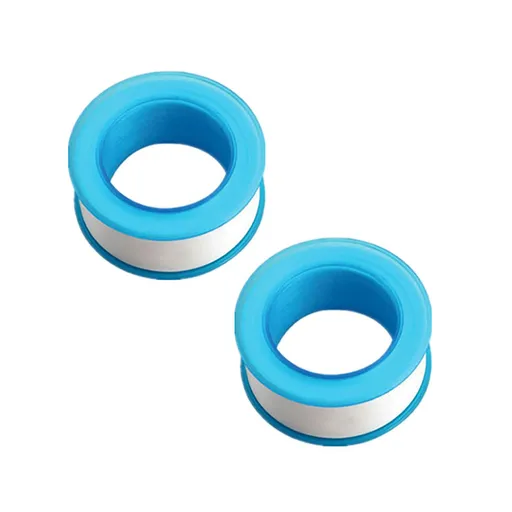 2 Pieces PTFE Thread Seal Tape, Waterproof Plumbing Tape for Pipes and Air Lines, Thread Sealing Material, Sky Blue, 0.59 x 236.22 inches