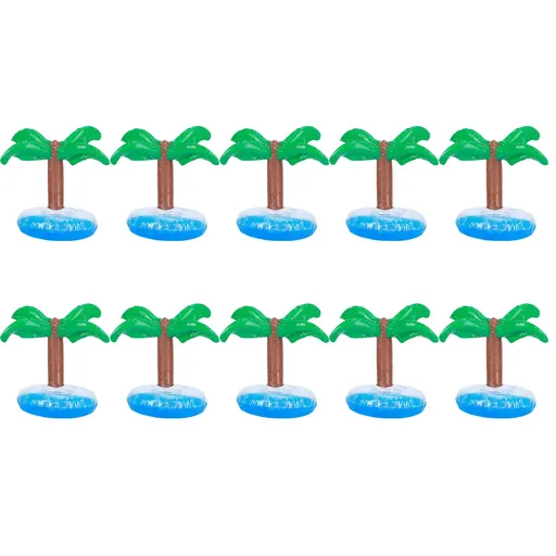 10Pcs Inflatable Drink Holder PVC Floating Cup Mat for Swimming Pool Party Beach